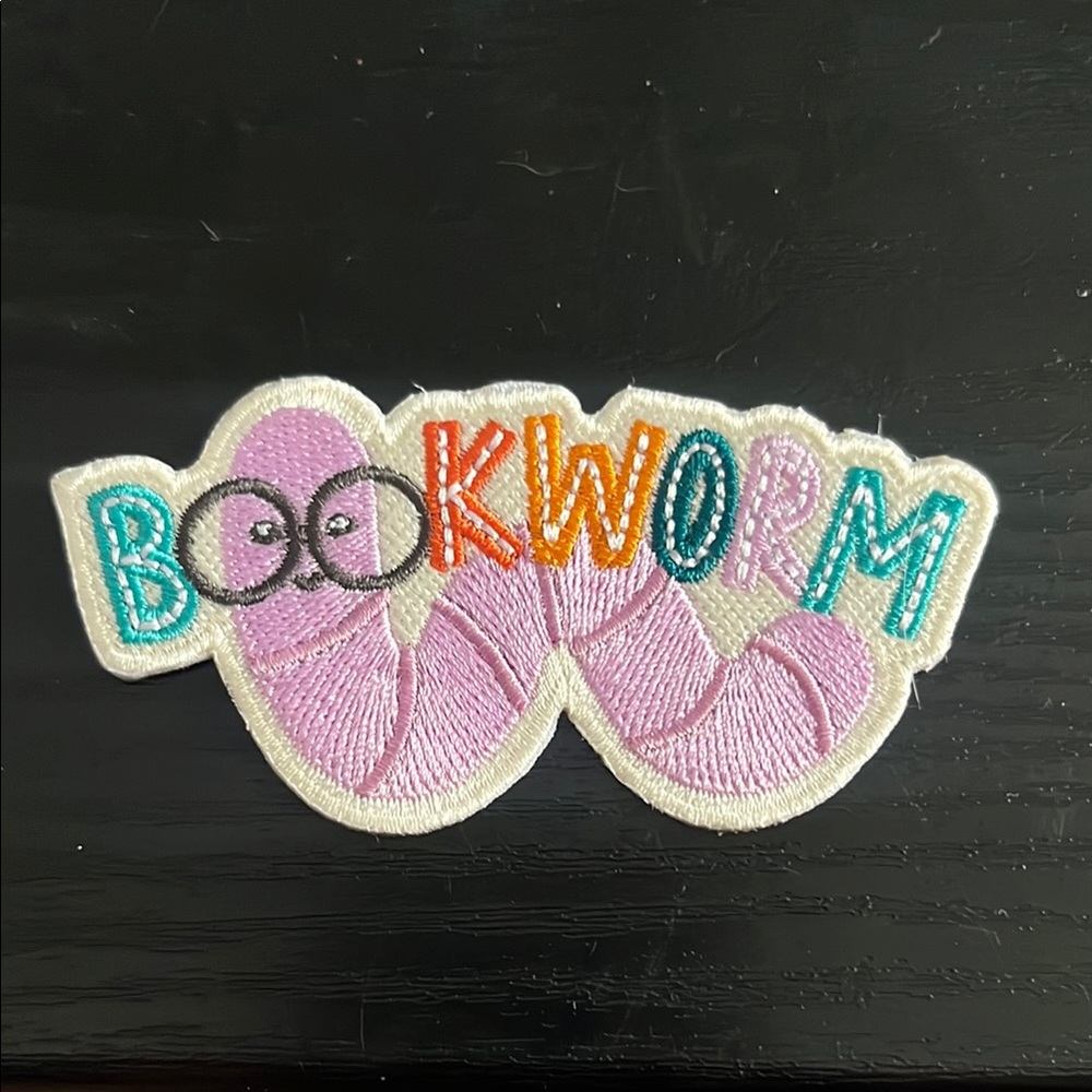 Bookworm Get Your Teach On iron on patch